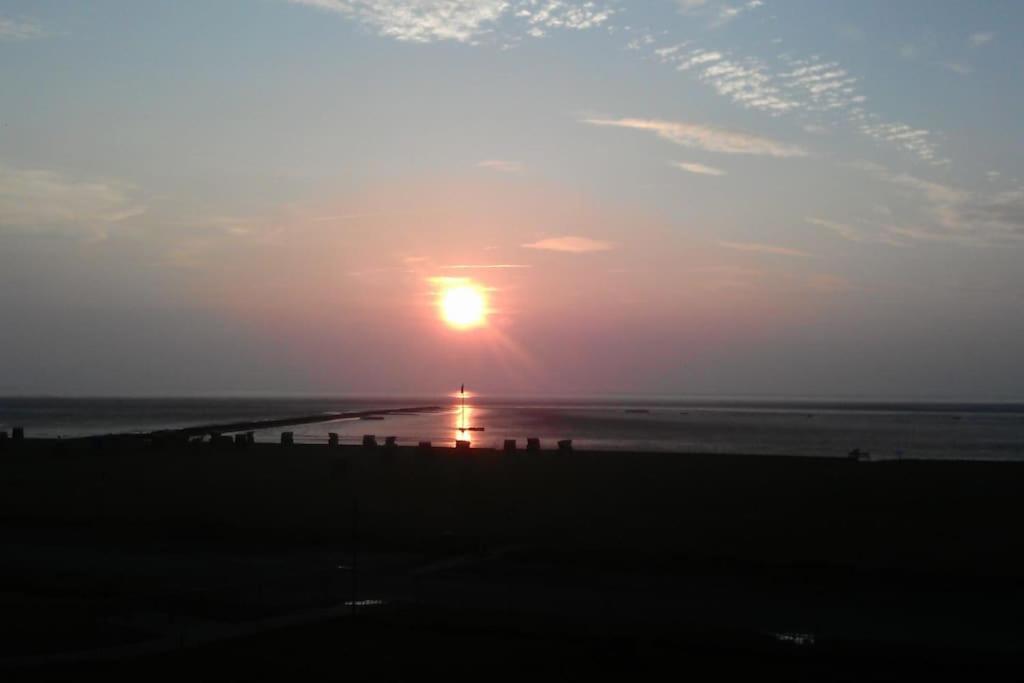 Nordsee Und Natur. Gemuetliche Fewo Mit Deichblick Dorum-Neufeld Exterior foto
